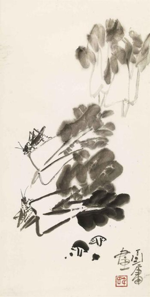 Chinese Cabbage and Crickets by Ding Yanyong