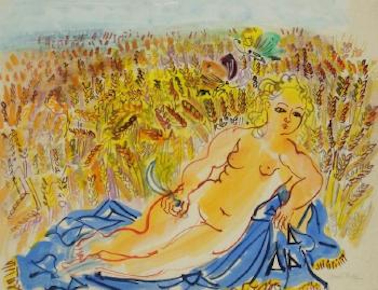 Cérès dans les blés by Raoul Dufy
