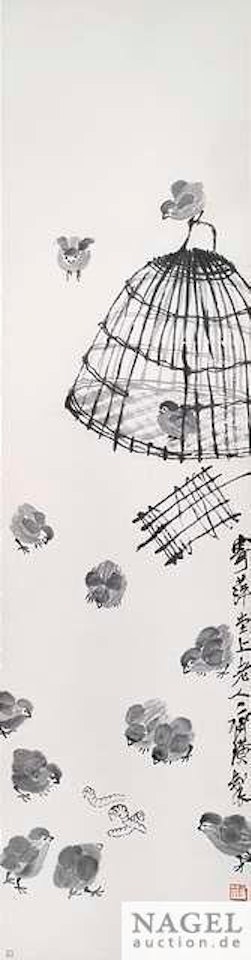 Küken by Qi Baishi