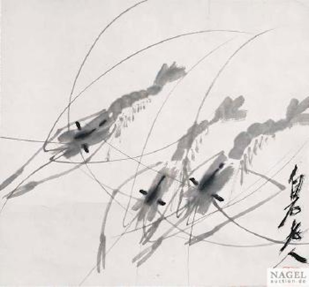 Garnelen by Qi Baishi