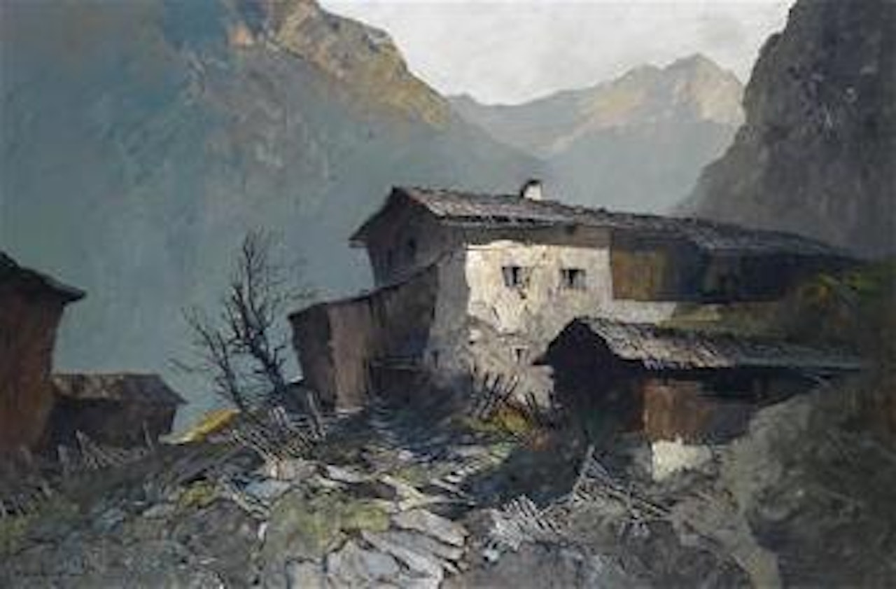 Bergbauernhof by Oskar Mulley