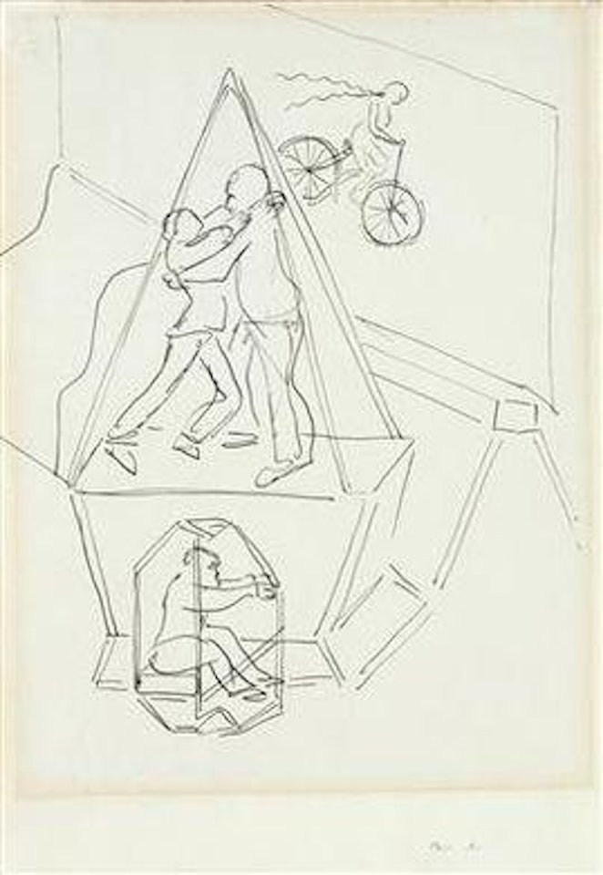 La pyramide infernale by Max Ernst
