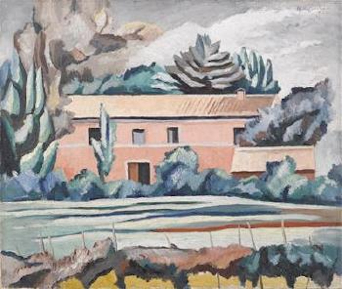 La casa rossa by Alberto Magnelli