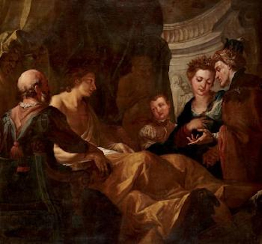 Antiochus et Stratonice by Antonio Zanchi
