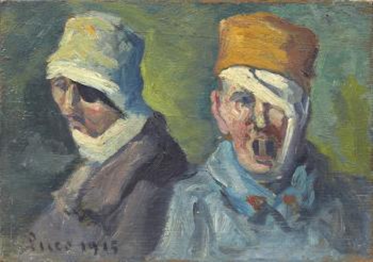Soldats blessés by Maximilien Luce