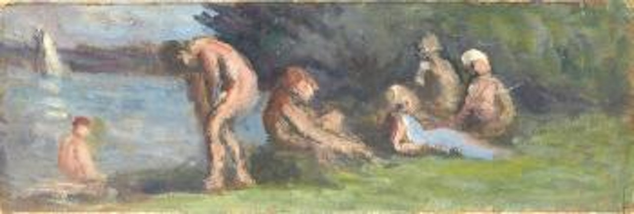Scène de baignade by Maximilien Luce