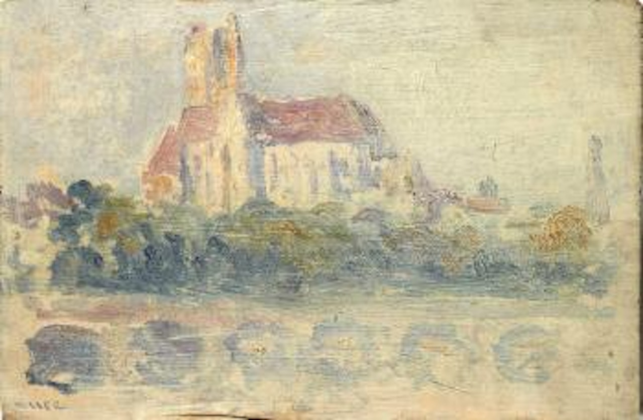 Cathédrale d’Auxerre by Maximilien Luce