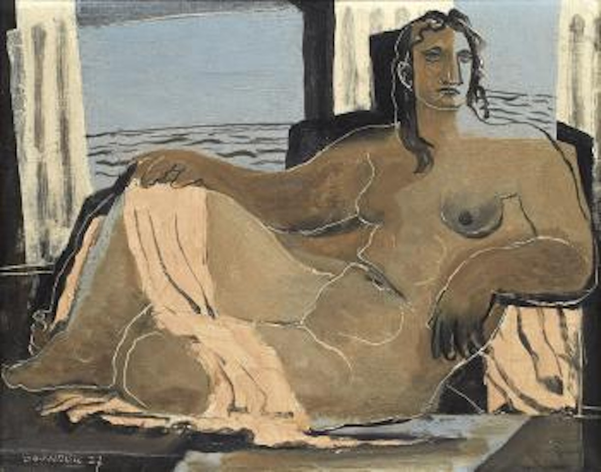 Femme à l’antique assise by Jean Souverbie