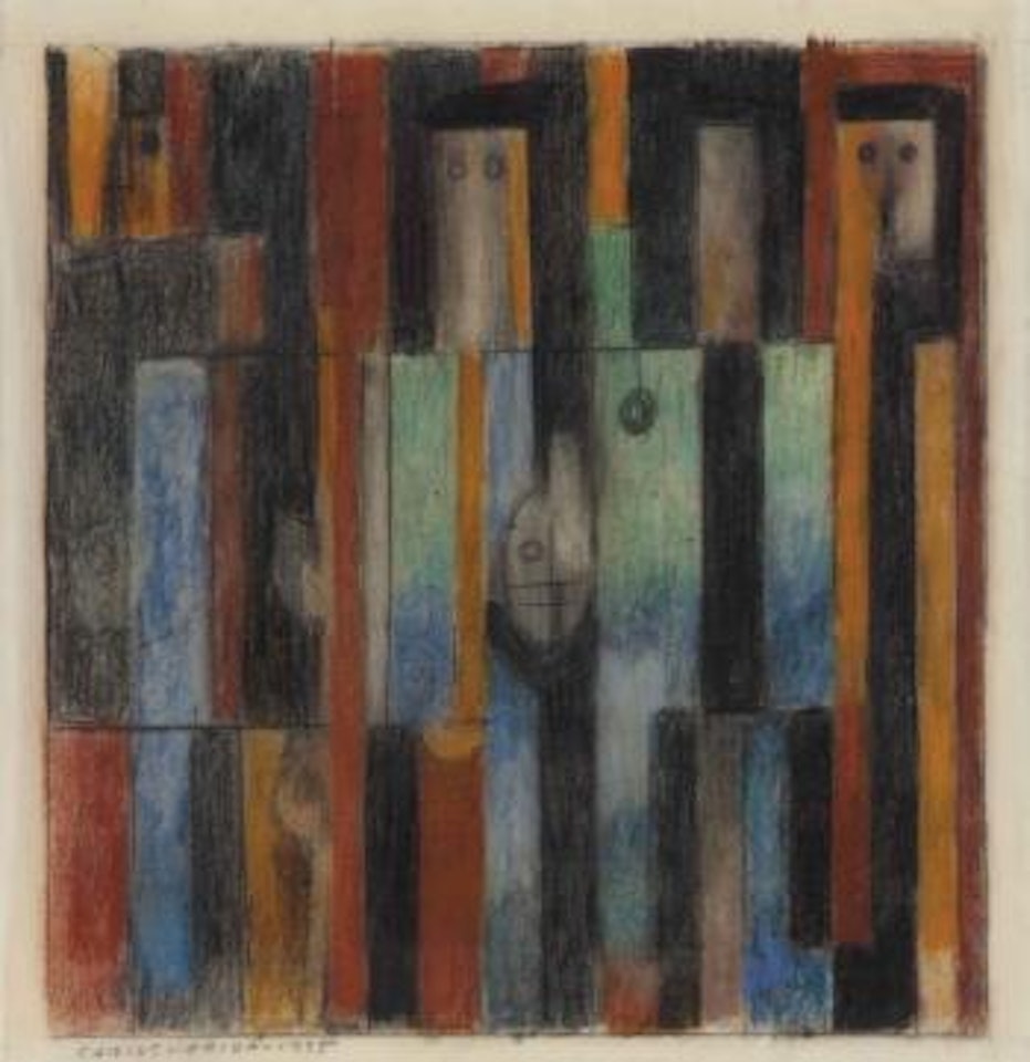 Composición abstracta by Carlos Mérida