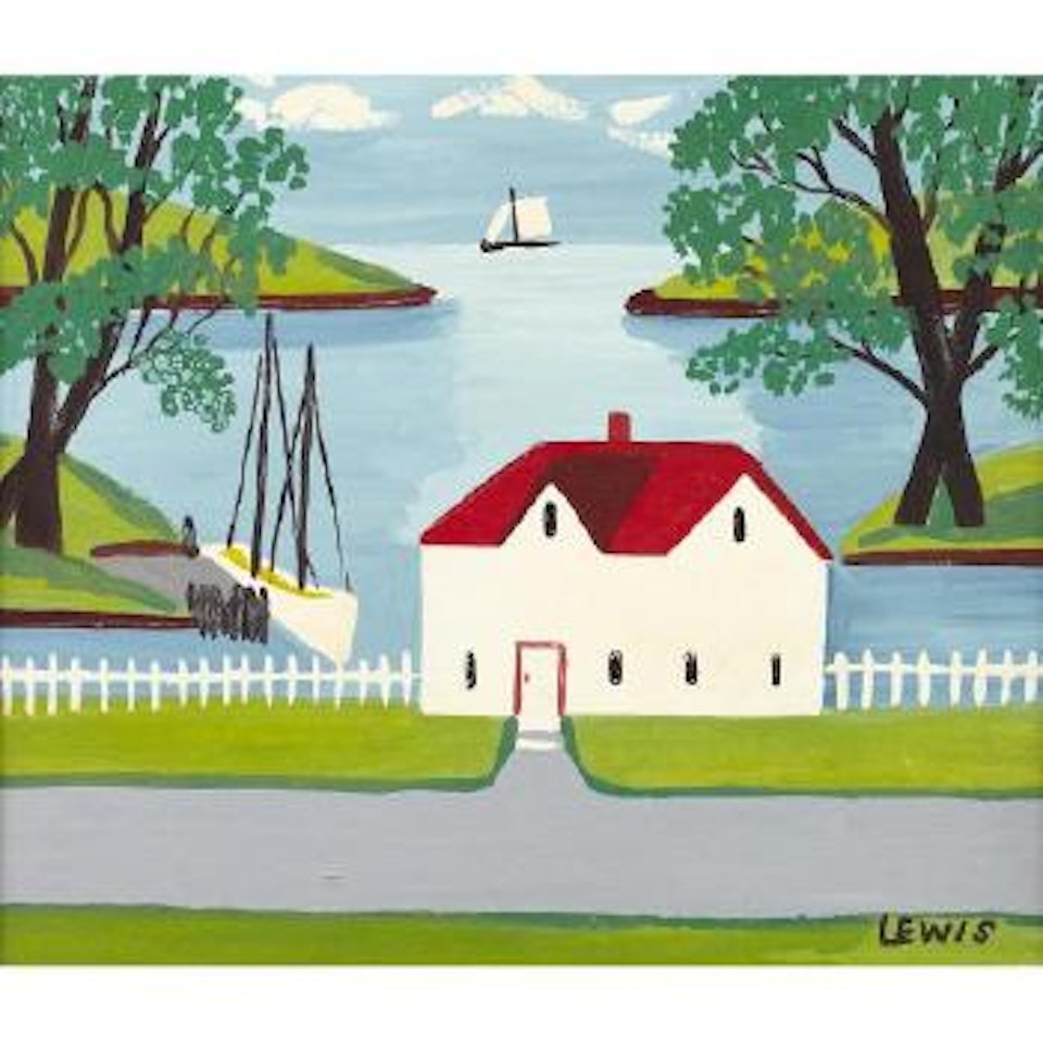 Nova Scotia inlet by Maud Lewis
