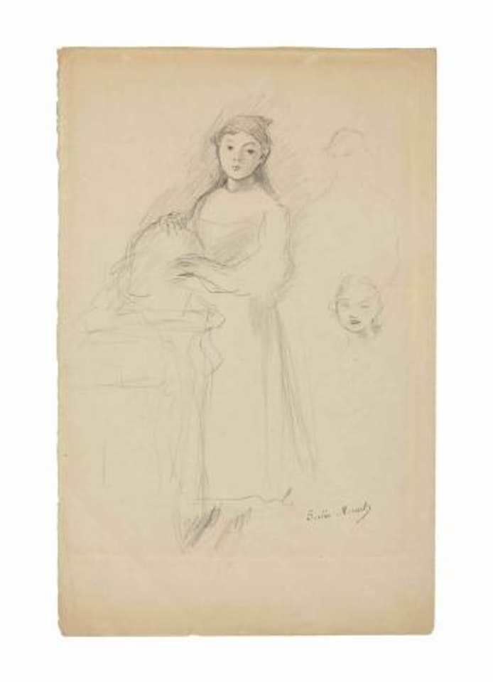 Marthe Givaudan by Berthe Morisot