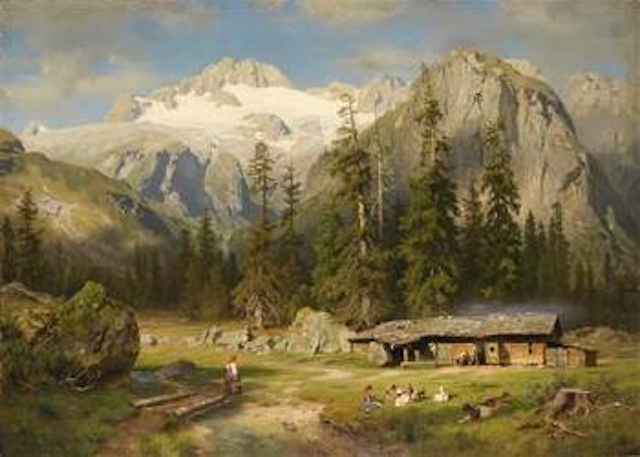 Alpine Farming by August Wilhelm Leu