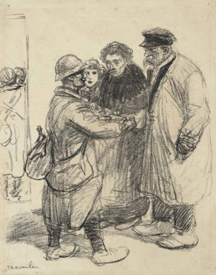 Les Adieux by Théophile Alexandre Steinlen