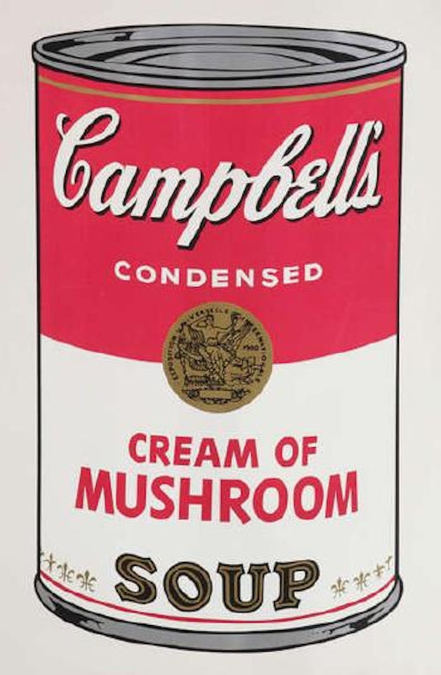 Campbell's soup I: cream of mushroom by Andy Warhol