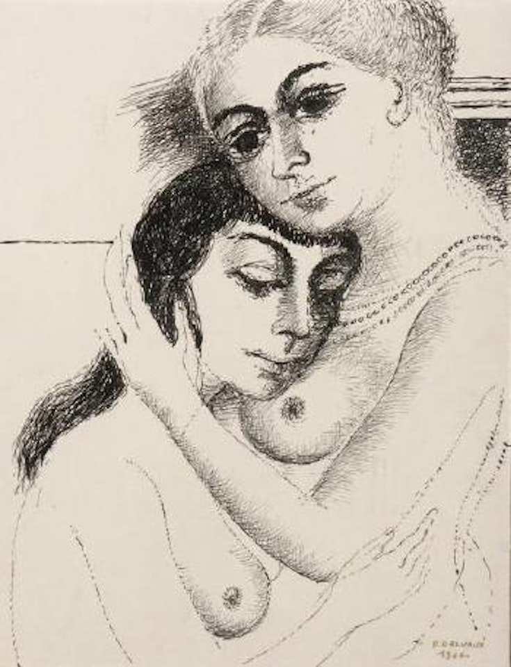 La tendresse by Paul Delvaux