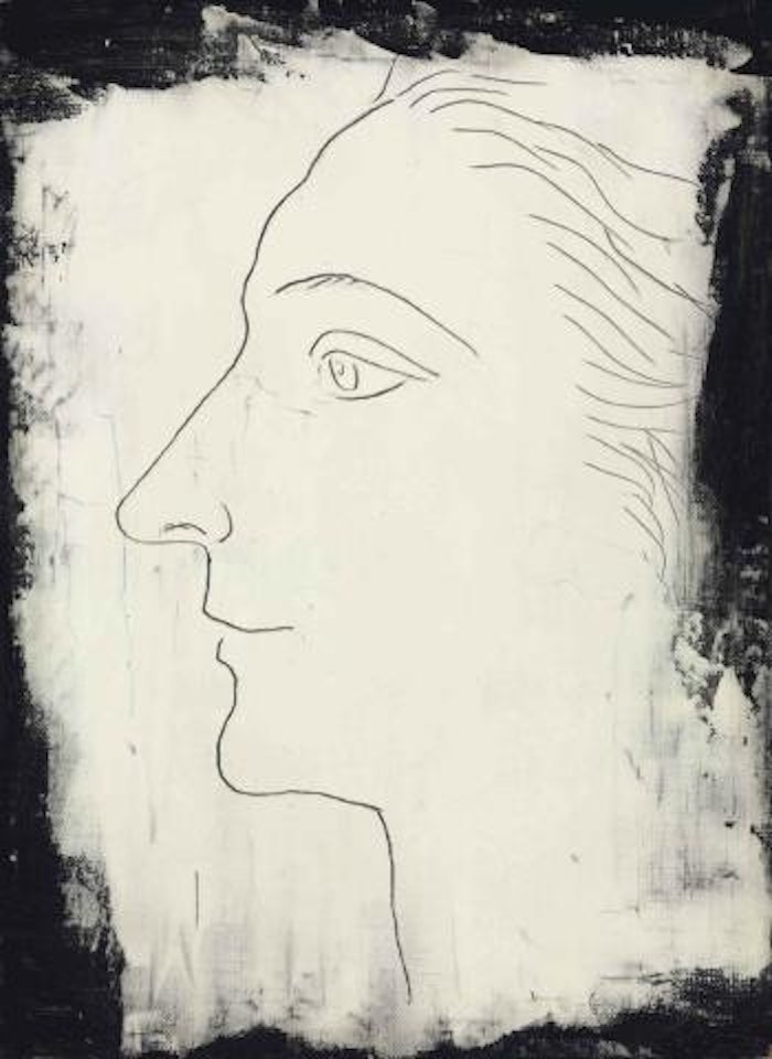 Tête de femme de profil by Pablo Picasso