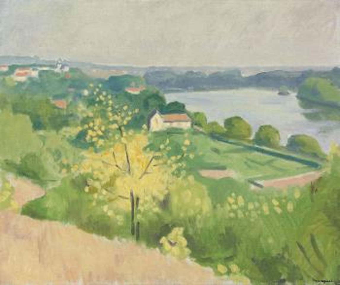 L'arbre jaune à Herblay by Albert Marquet