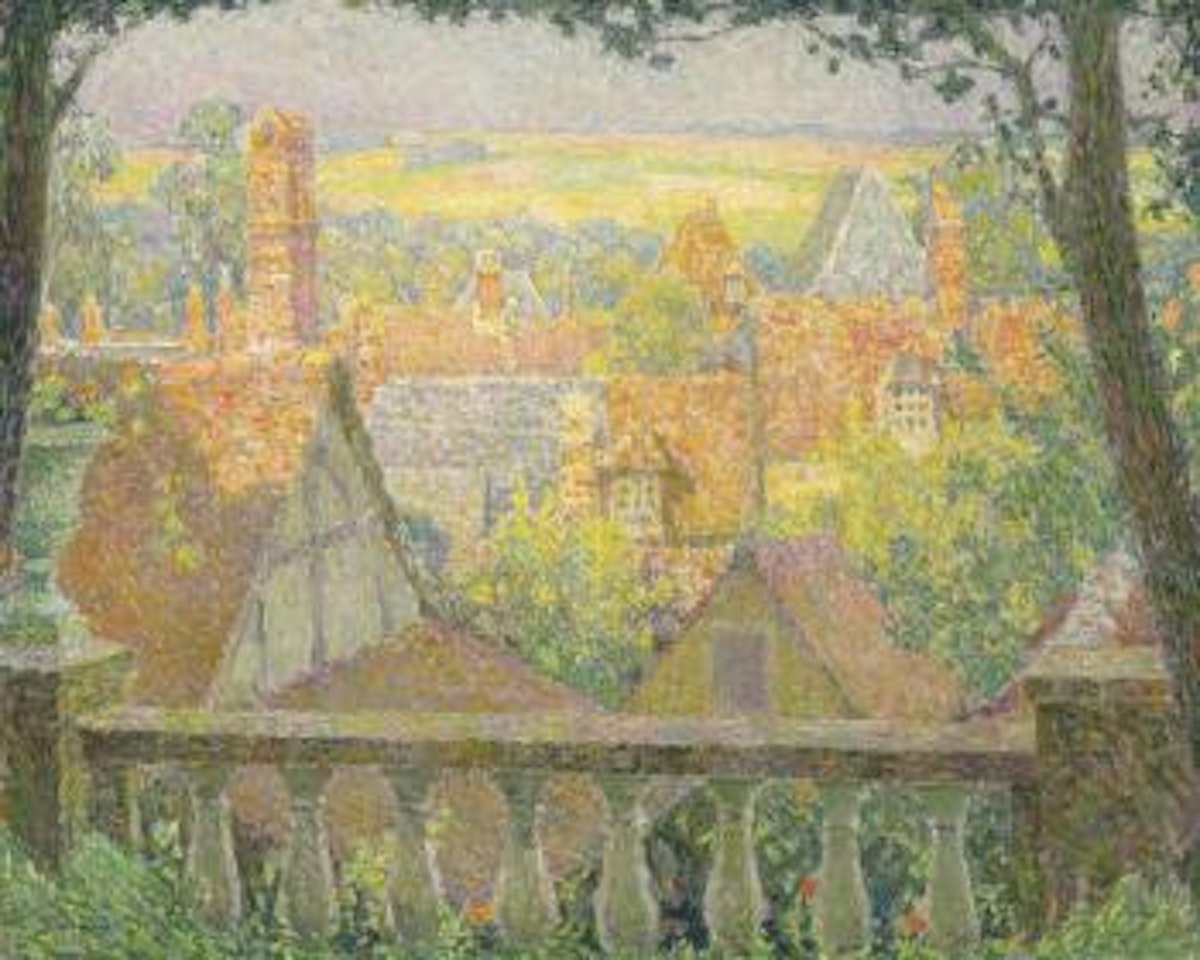 Sur les toits by Henri Le Sidaner