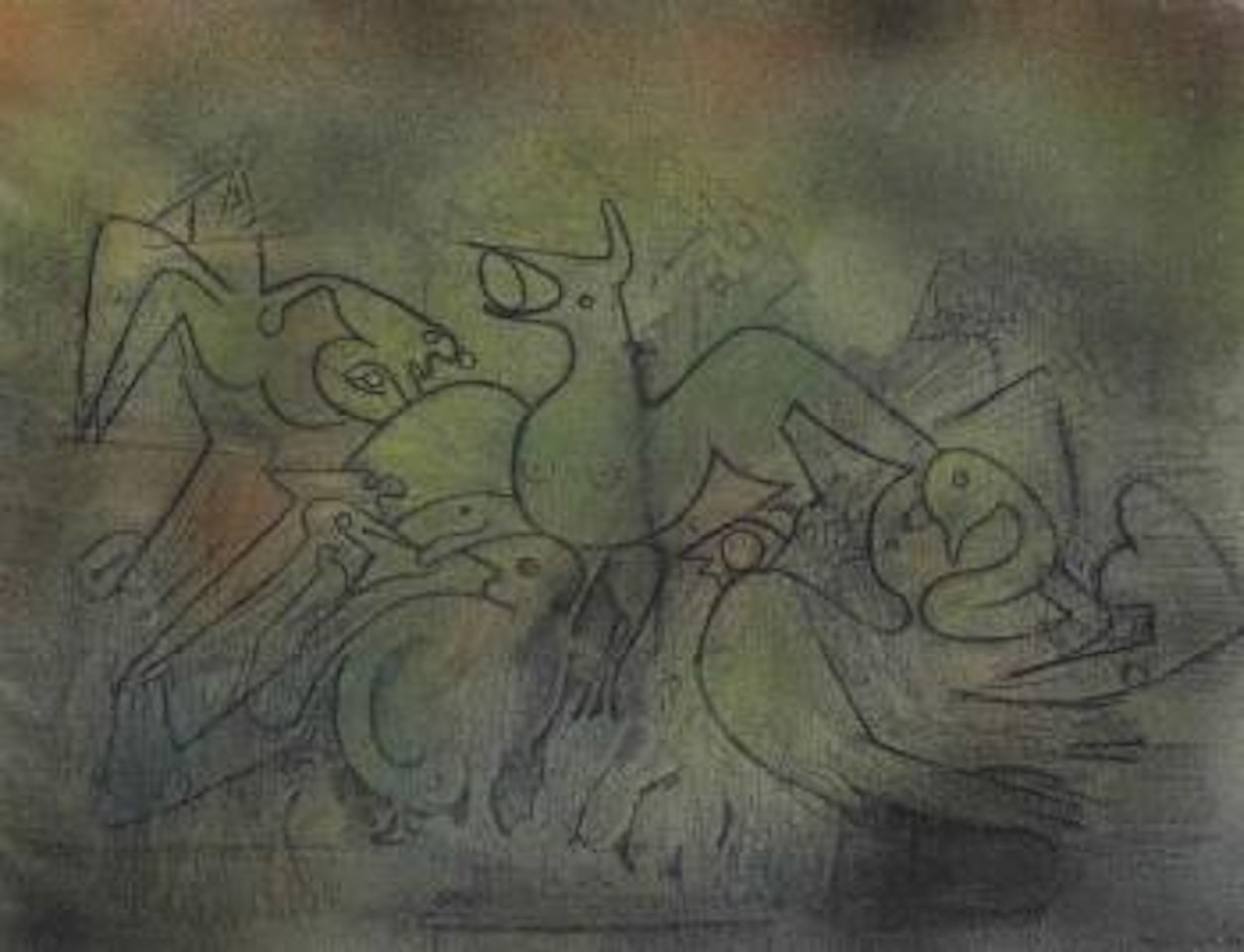 Les oiseaux by Max Ernst