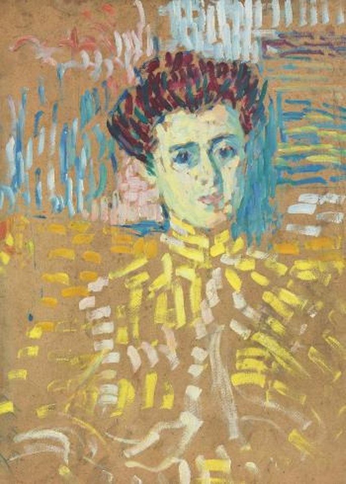 Brustbild einer jungen Frau by Alexej von Jawlensky