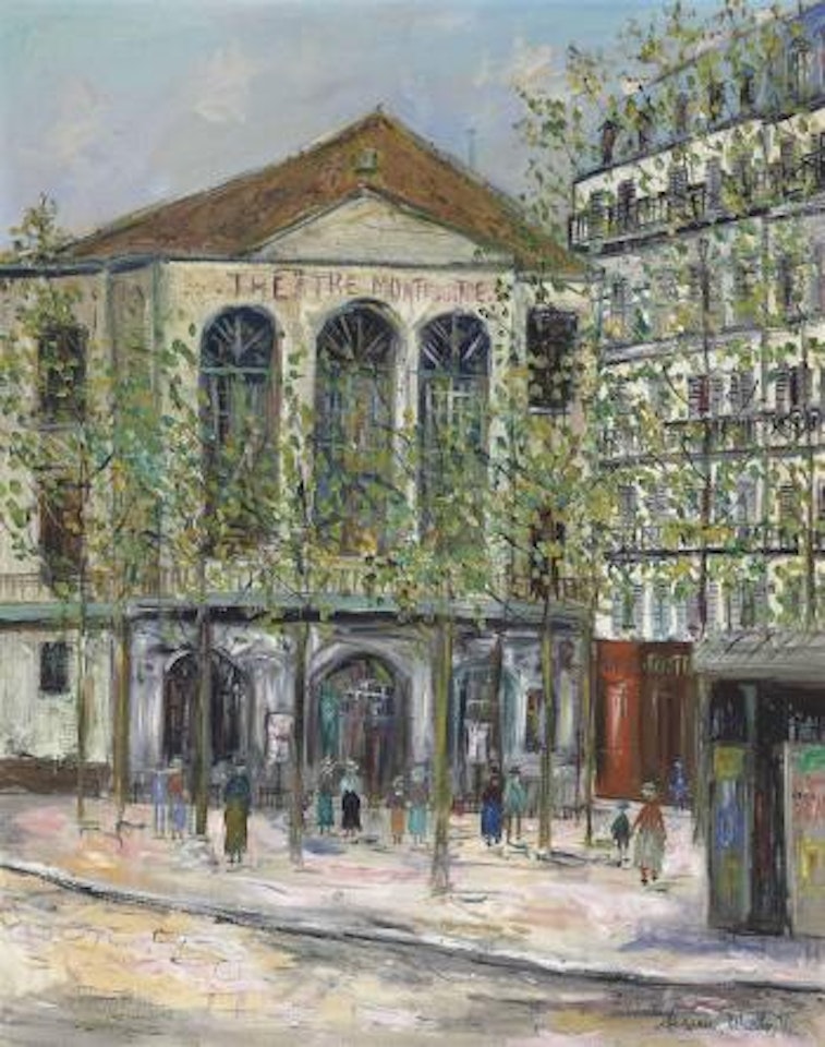 Le Théâtre de l'Atelier by Maurice Utrillo