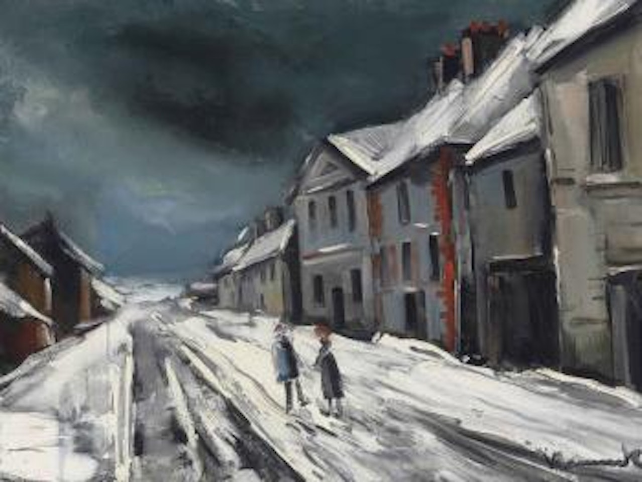 Route à Verneuil by Maurice de Vlaminck