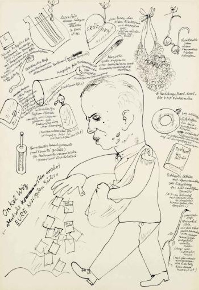 Onkel Wiz by George Grosz