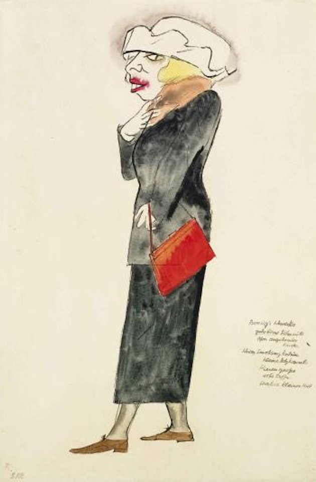 Die Schwester von Borsig by George Grosz