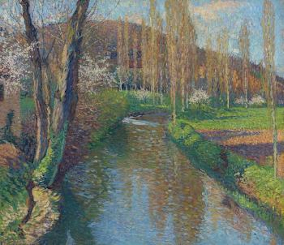 Le Vert en aval de Labastide-du-Vert (Lot) by Henri Jean Guillaume Martin