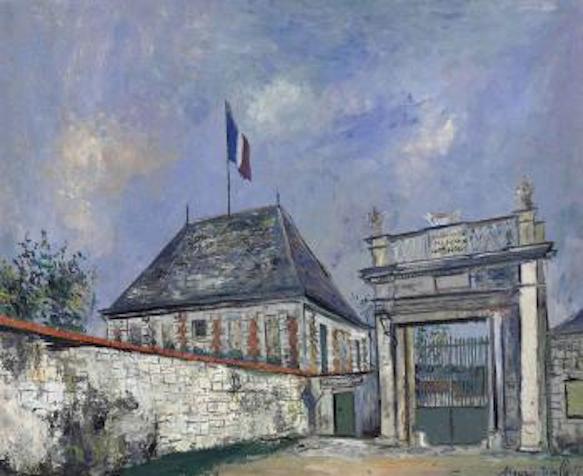 Soissons, l'arquebuse, la porte by Maurice Utrillo