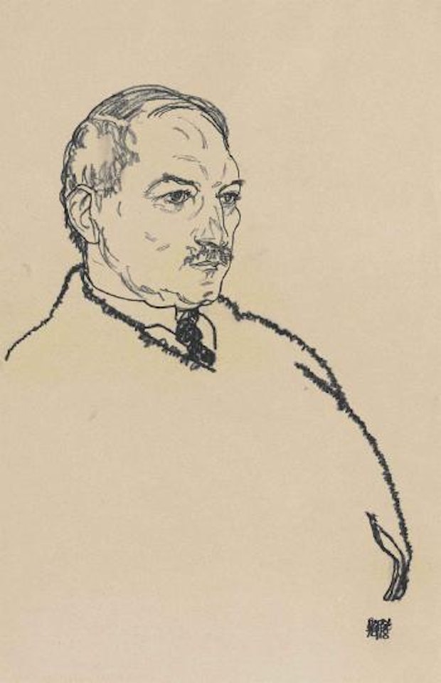 August Lederer by Egon Schiele