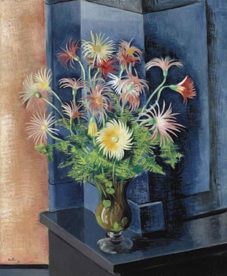 Fougères et gerbéras by Moïse Kisling