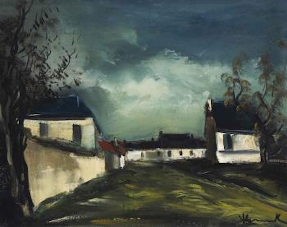 Rue de village by Maurice de Vlaminck