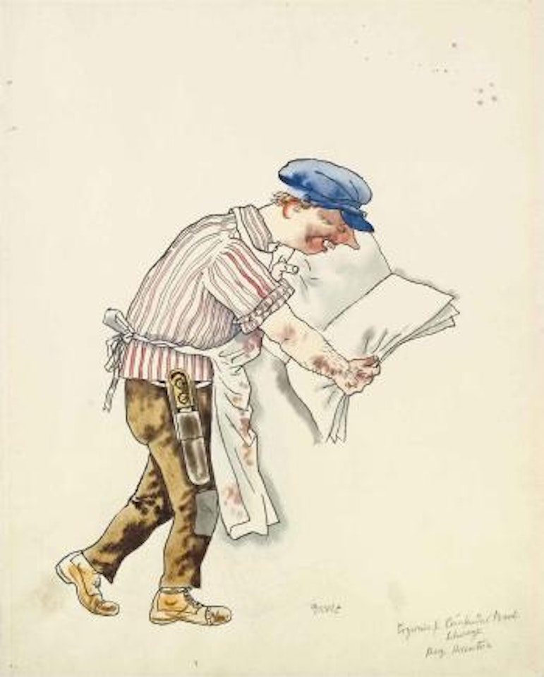 Figur für Schwejk by George Grosz