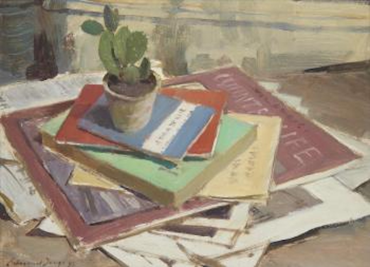 Cactus and Catalogues by Edward Seago