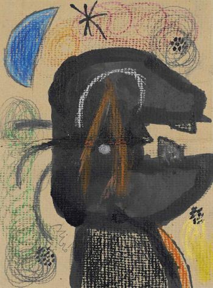 Personnage dans la nuit by Joan Miró