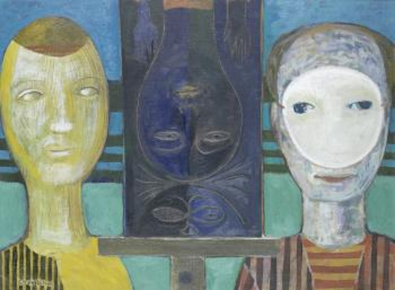 Three Faces by Gerard Dillon