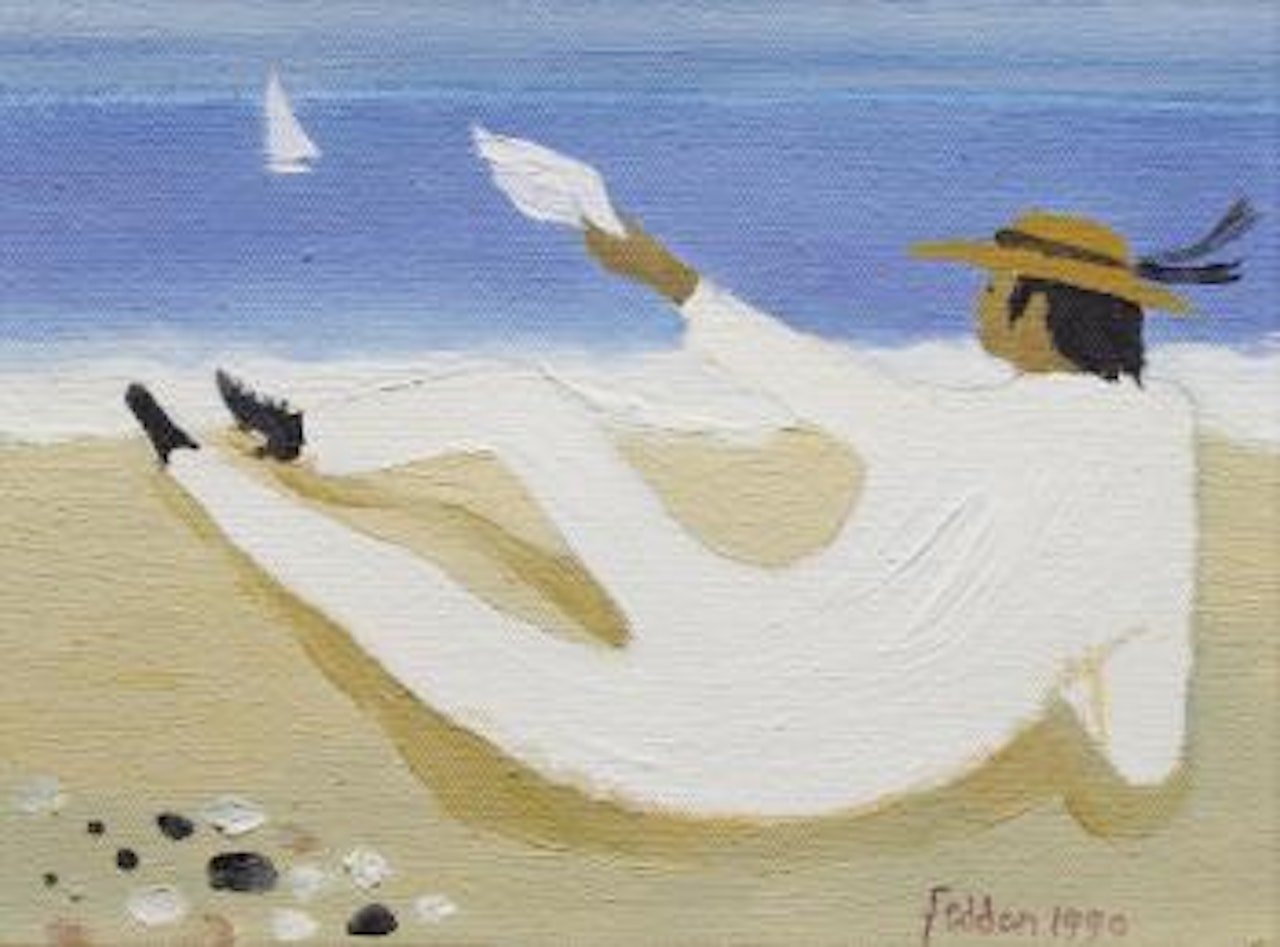 Man with handkerchief by Mary Fedden