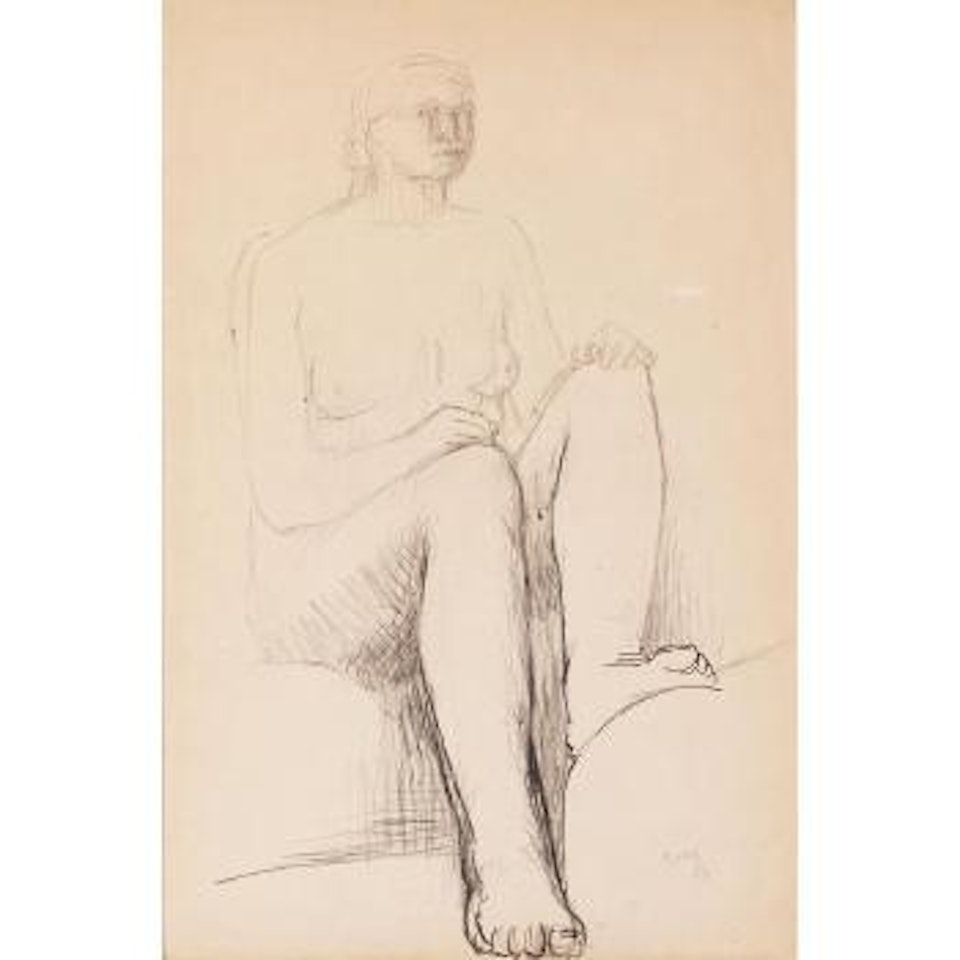 Nude study 3 by Henry Moore