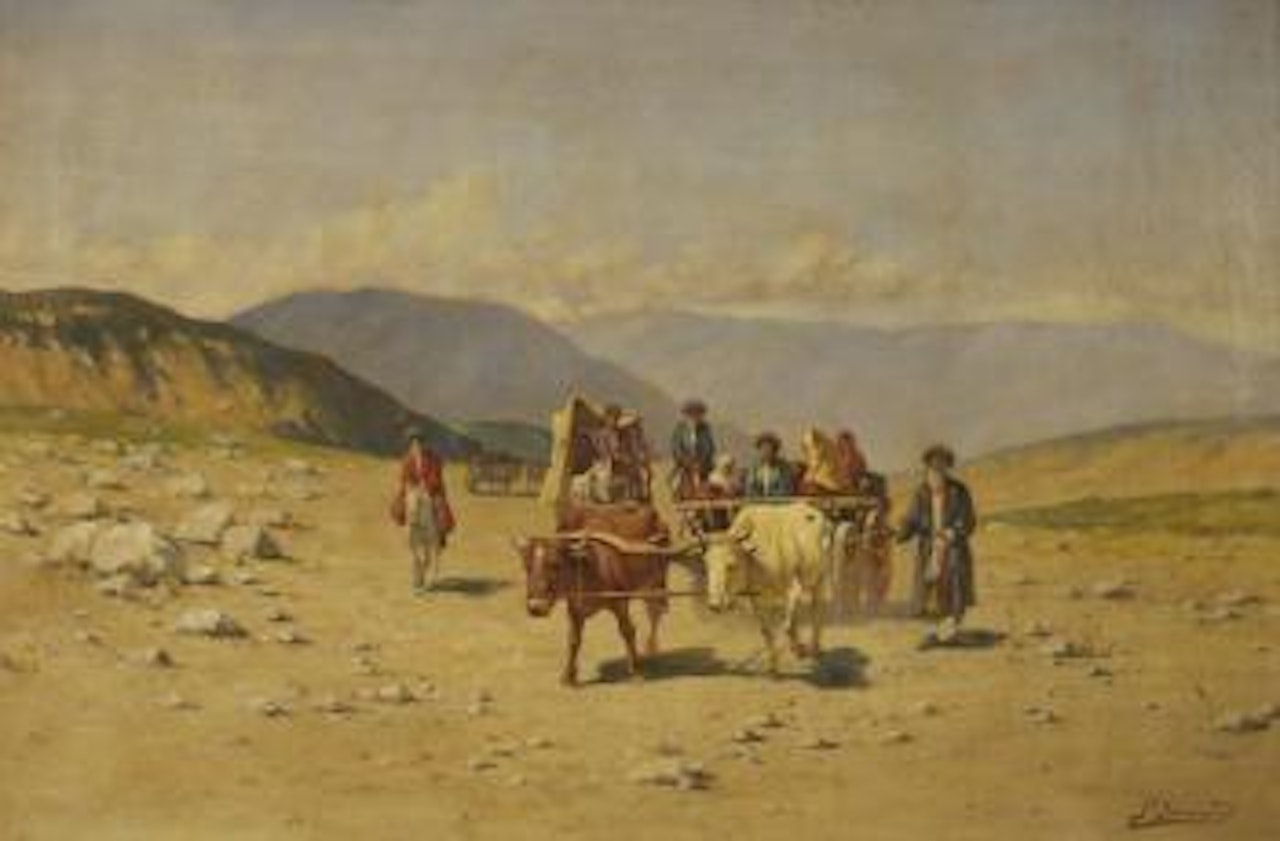 Mountain wayfarers by Richard Karlovich Zommer