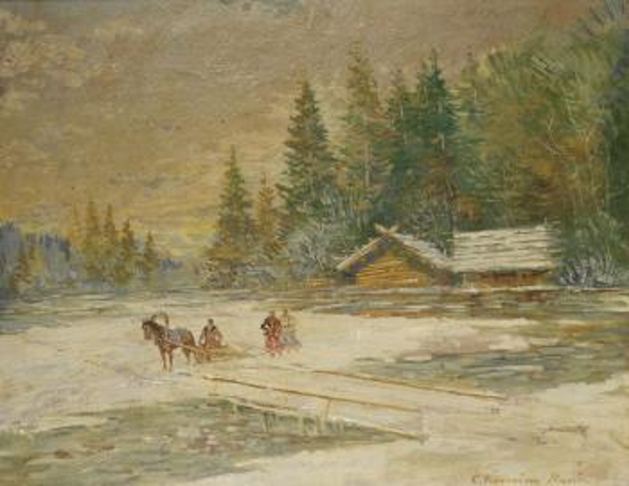 Russie by Konstantin Alekseevich Korovin