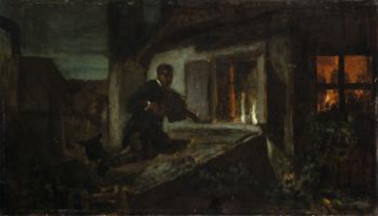 Der Geiger Auf Dem Dach by Carl Spitzweg
