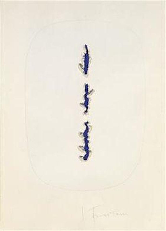 Concetto spaziale by Lucio Fontana