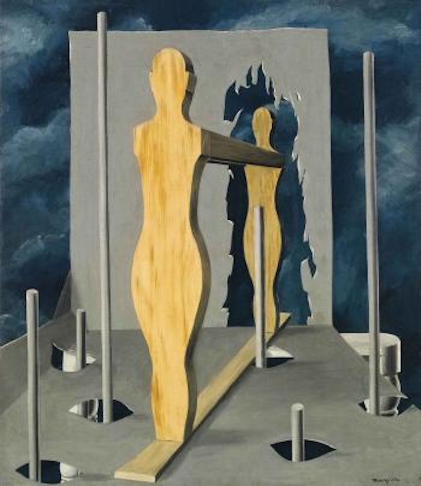 La chambre du devin (The seer's chamber) by René Magritte