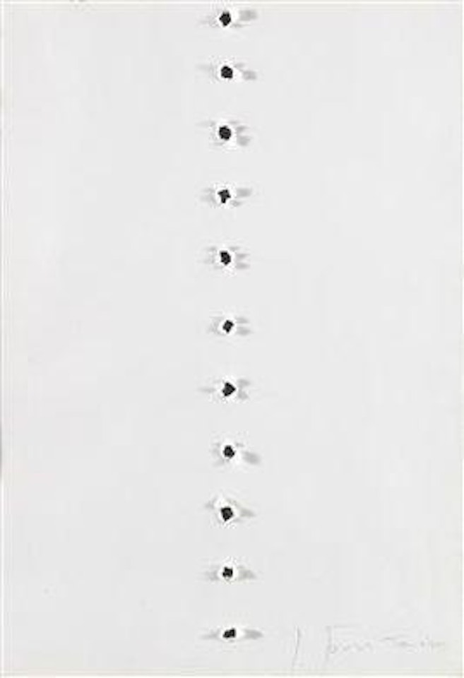 Concetto spaziale by Lucio Fontana
