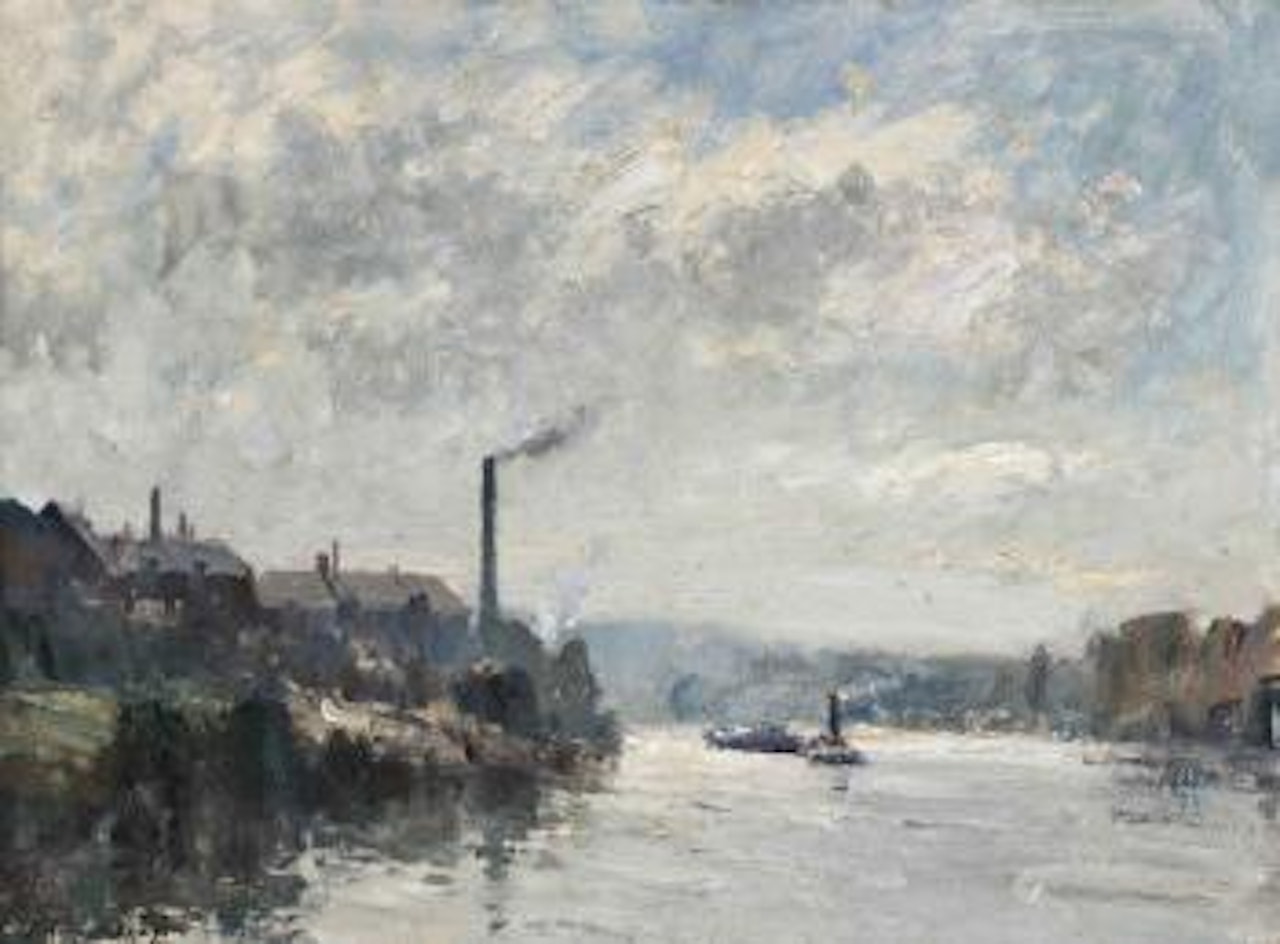 The Seine near Argenteuil by Edward Seago
