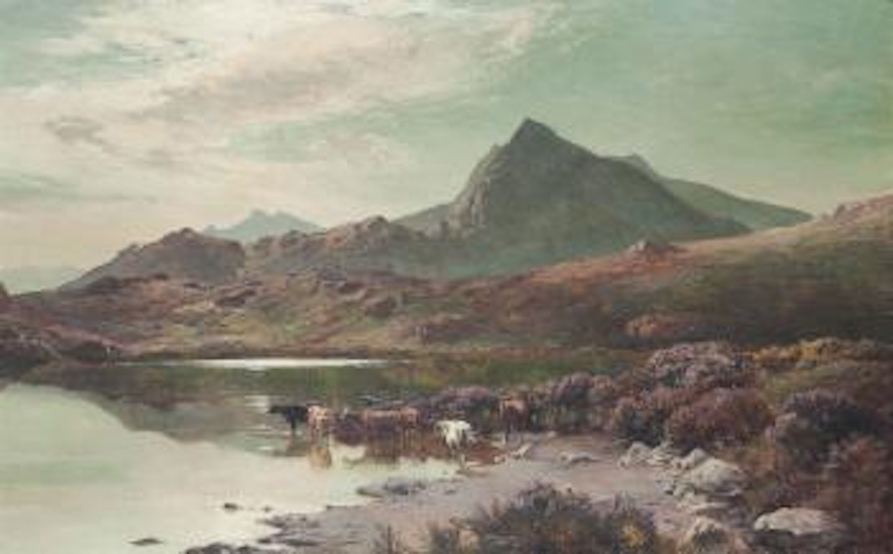 Llyn Cwm-Ffynnon, North Wales by Sidney Richard Percy