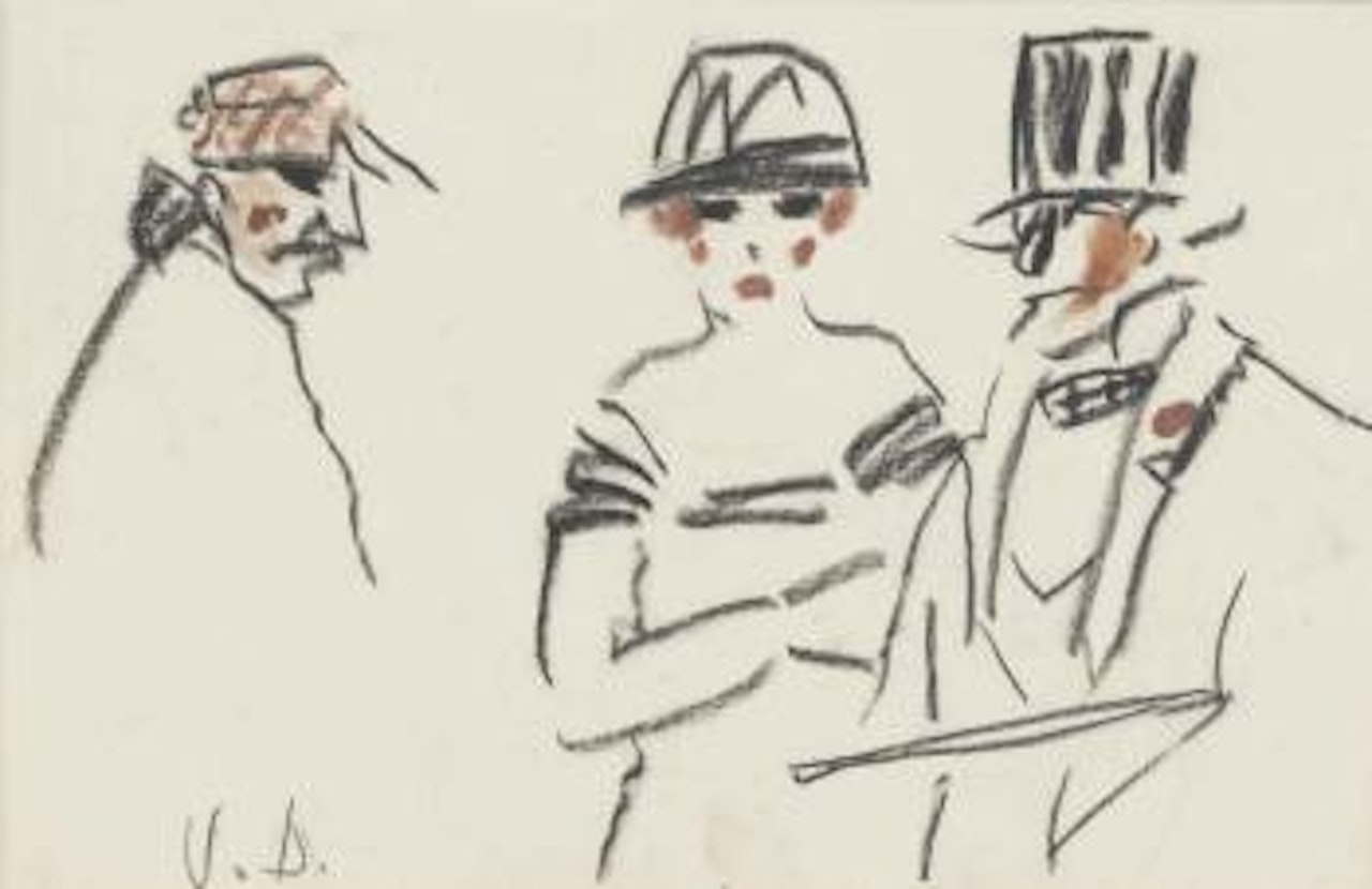Trois personnages by Kees van Dongen