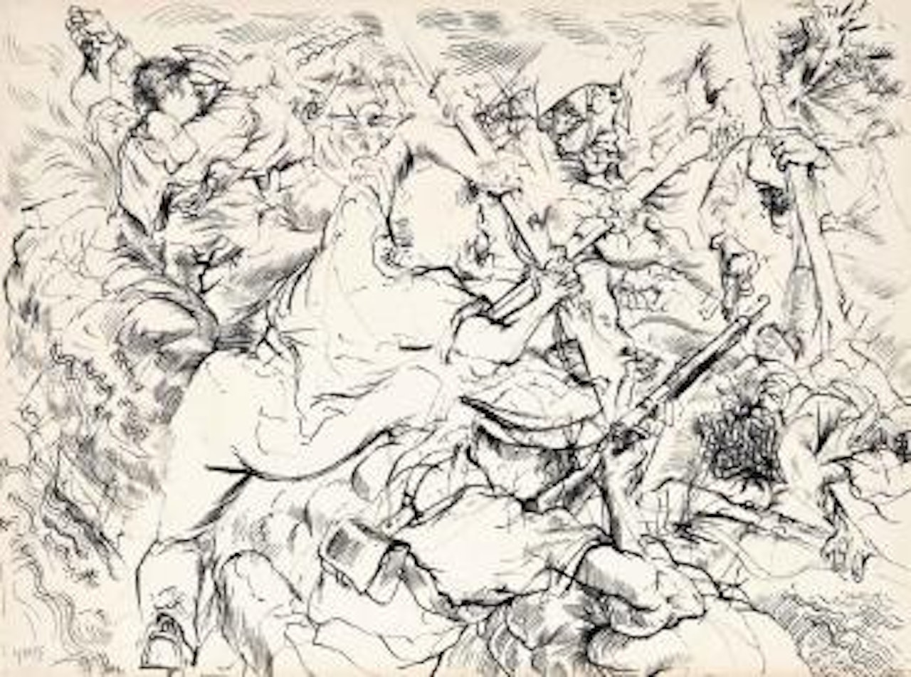 Close Combat by George Grosz