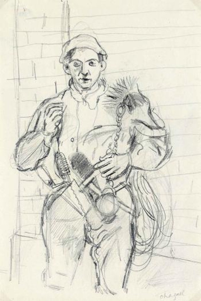 Le ramoneur by Marc Chagall